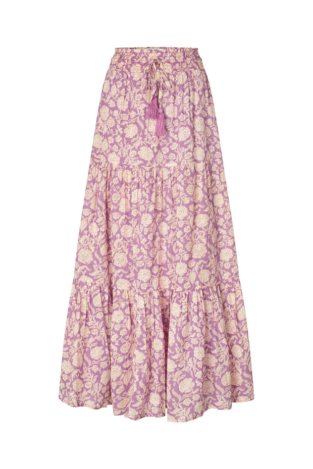 Lollys Laundry Diamond Maxi Skirt - Flower Print