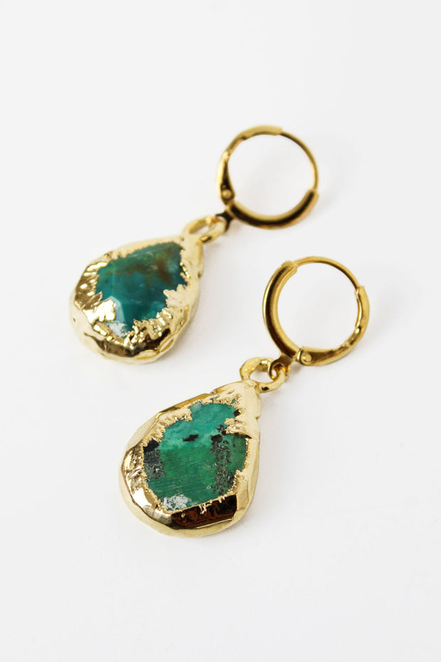 Turquoise Semi Precious Earrings