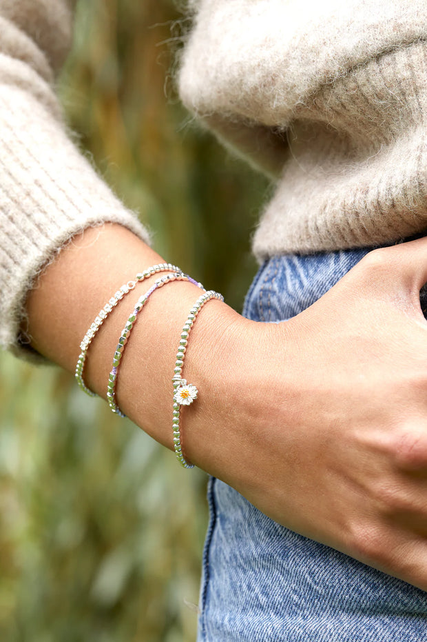 Sienna Beaded Wildflower Bracelet