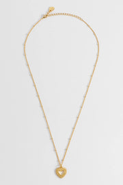 Heartburst Pendant Necklace - Soft Heart Sweet Soul