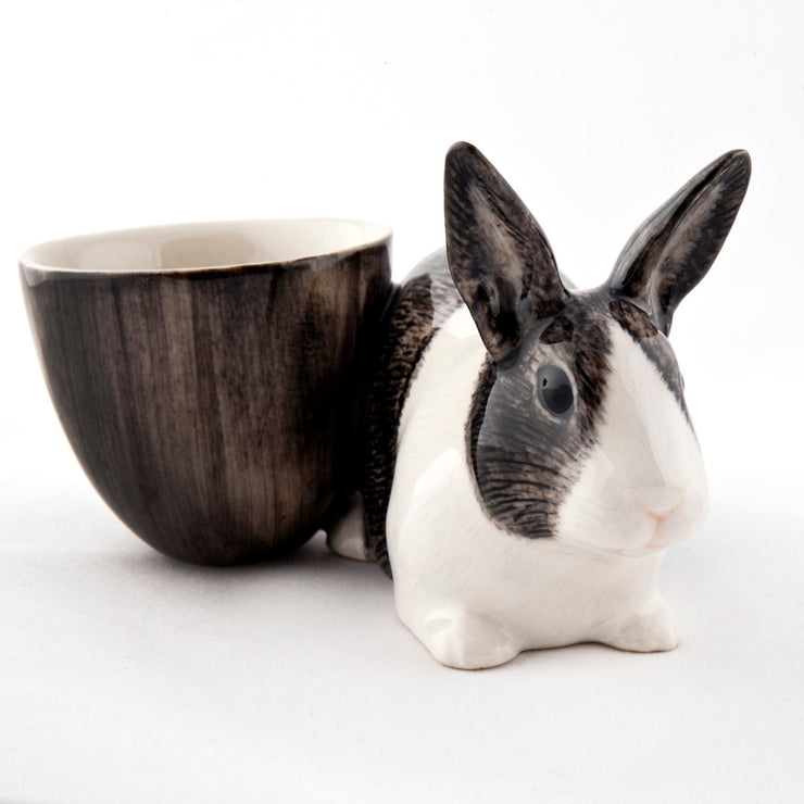 Animal Egg Cups - Grey Dutch Rabbit