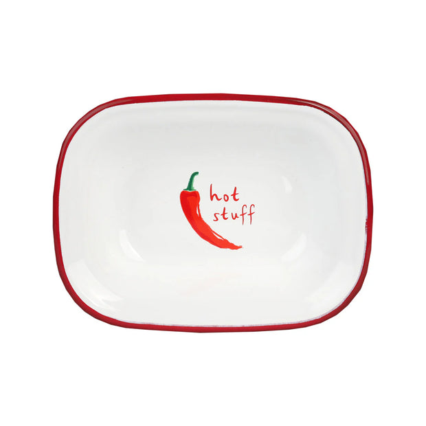 Hot Stuff Chilli Enamel Baking Dish