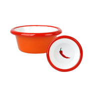Hot Stuff Chilli Enamel Dip Dish - 8 cm