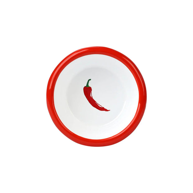 Hot Stuff Chilli Enamel Dip Dish - 8 cm