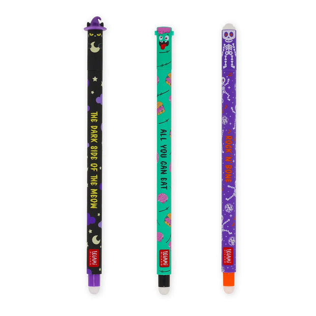 Legami Set of 3 Erasable Pens - The Boo Crew