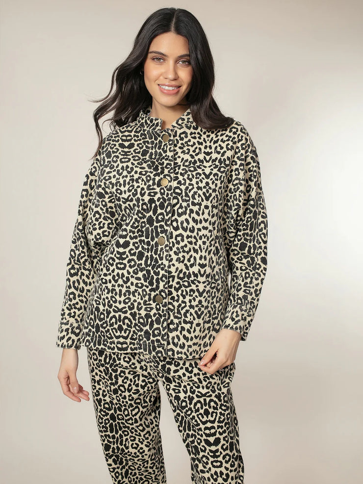 Nooki Design Elliot Leopard Jacket