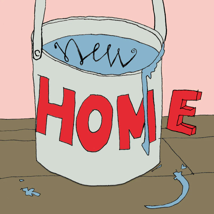 Poet & Painter New Home Paint Pot Card