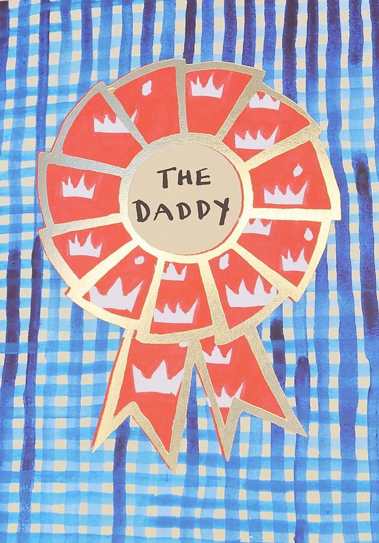 Poet & Painter Rosette Card - The Daddy