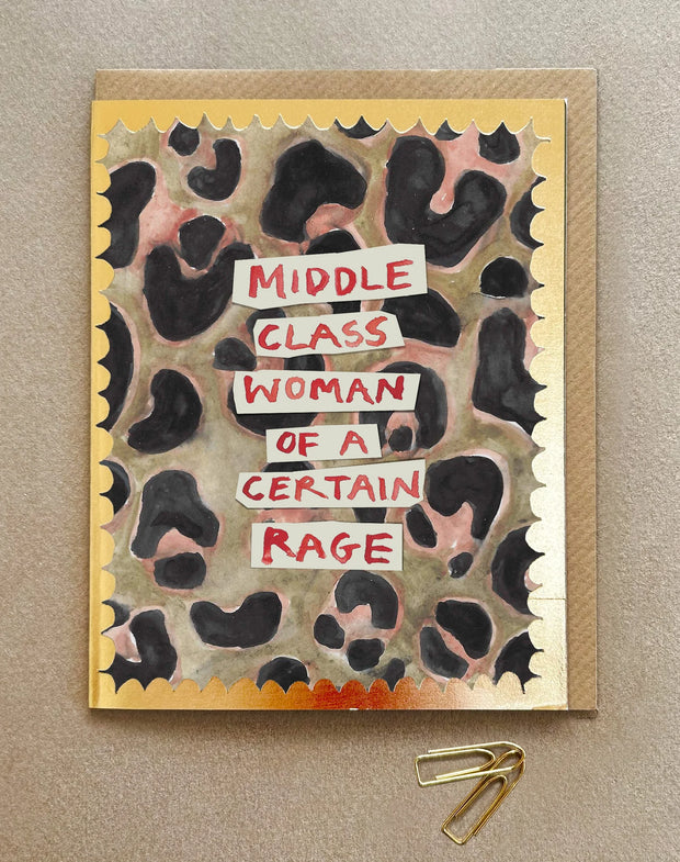 Poet & Painter Middle Class Woman Card