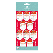 Santa Christmas Gift Labels – 70 Stickers