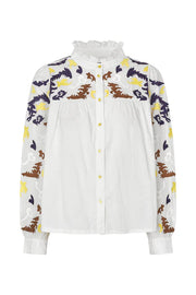 Lollys Laundry Fenga Embroidered Shirt