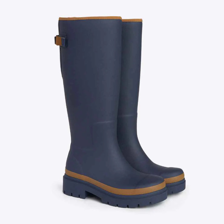 Merry People Fergie Wellington Boot - Oxford Blue