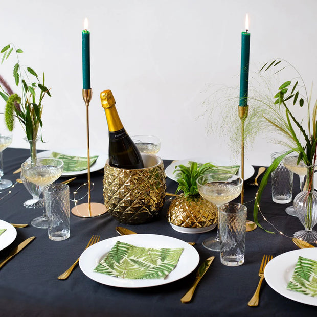 The Emporium Gold Ceramic Pineapple Ice Bucket