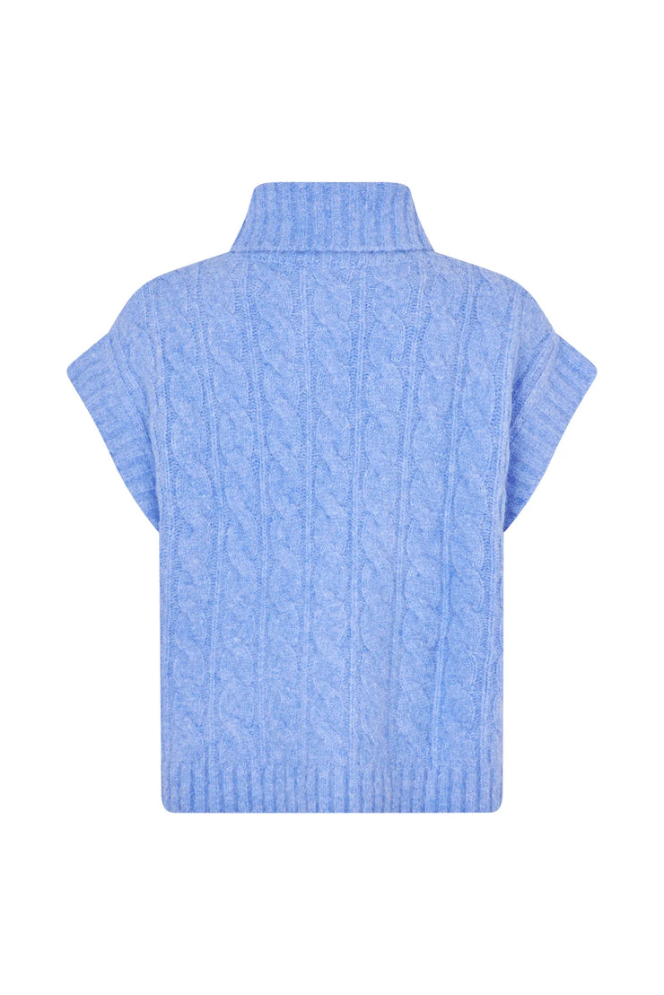 Lollys Laundry Fresno Blue Knitted Vest