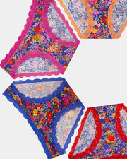 Stripe & Stare Original Knickers Box of 4 - Full Bloom