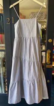 Fika Blossom Dress - Navy & White