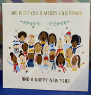 Charity Christmas Cards Set of 6 - Carol Singers