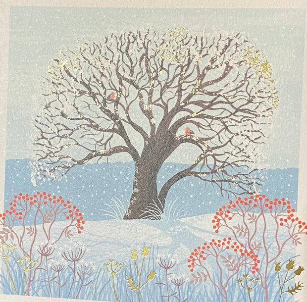 The Art File Christmas Wallet - Snowy Landscape