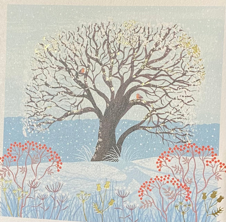 The Art File Christmas Wallet - Snowy Landscape