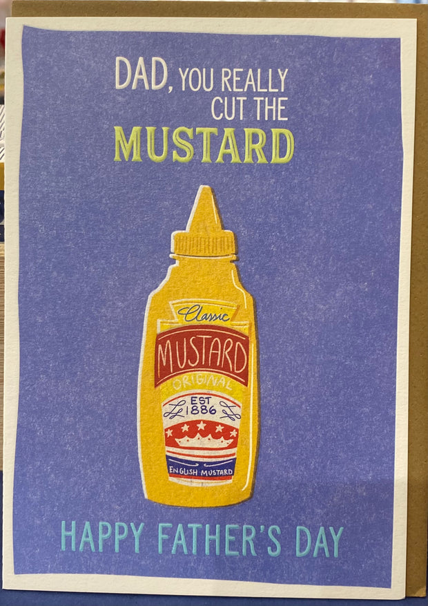 You Really Cut The Mustard Father's Day Card
