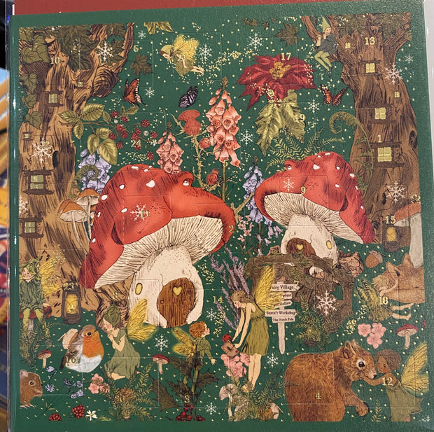 The Art File Advent Calendar Card - Woodland Fairies