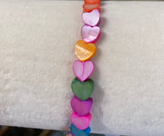 My Doris Mother Of Pearl Heart Bracelet - Rainbow