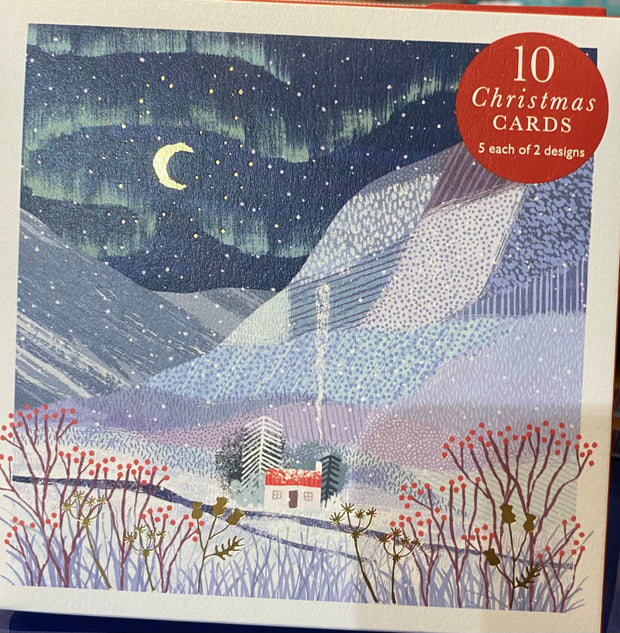 The Art File Christmas Wallet - Snowy Landscape