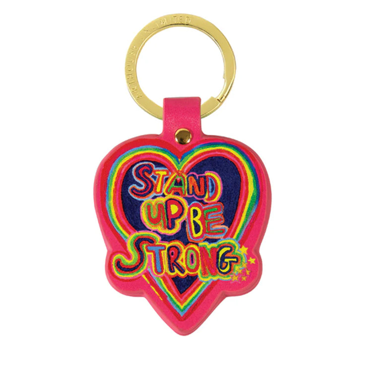 Arthouse Unlimited Recycled Keyring - Stand Up Be Strong