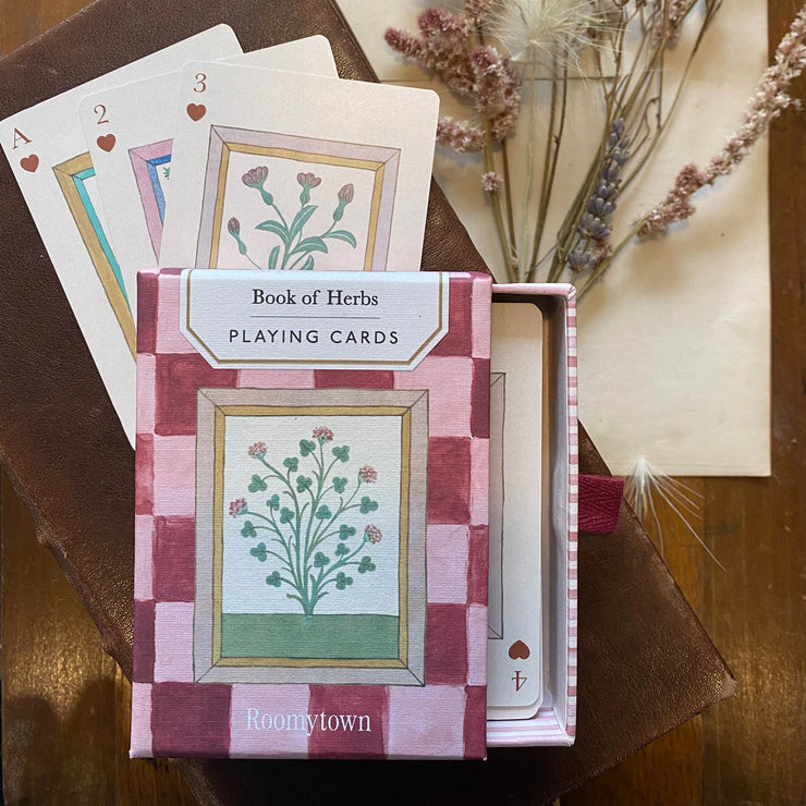 Roomytown Playing Cards - Book of Herbs