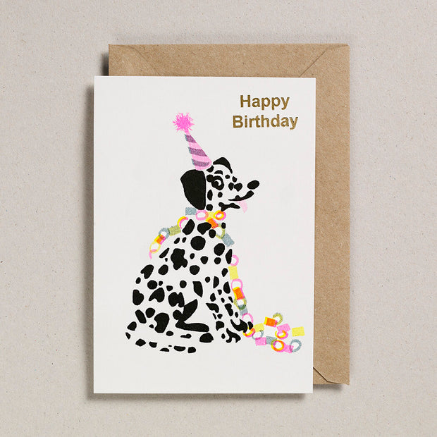 Petra Boase Happy Birthday Dalmation Card