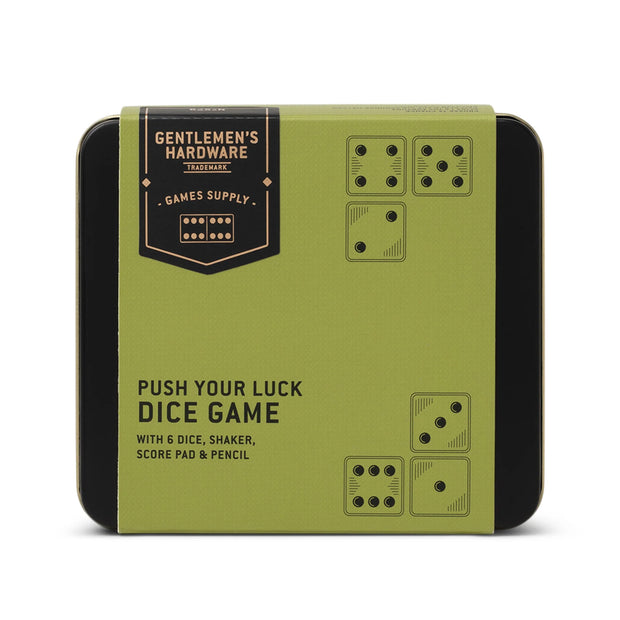 Gentlemen's Hardware Push Your Luck Dice Game
