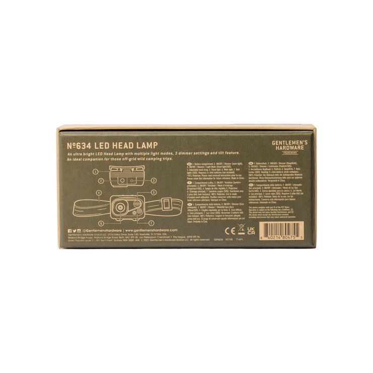 Gentlemen's Hardware Head Torch