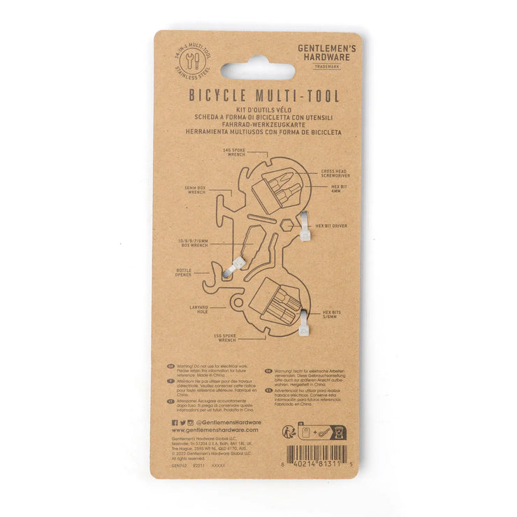 Gentlemen's Hardware Bicycle Multi Tool