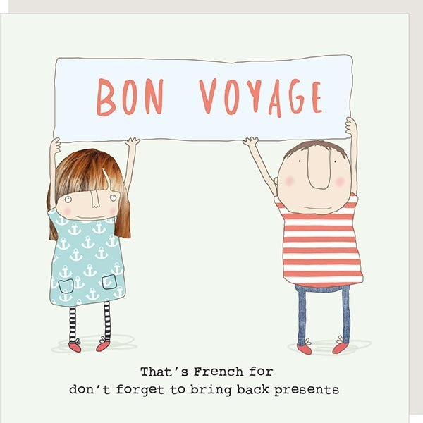 Rosie Made A Thing Bon Voyage Card
