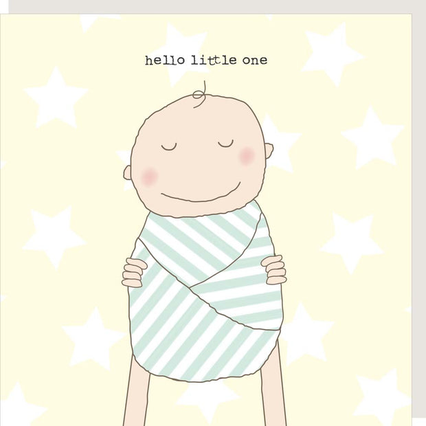 Rosie Made A Thing Hello Little One Card