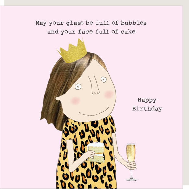 Rosie Made A Thing Full Of Bubbles Card
