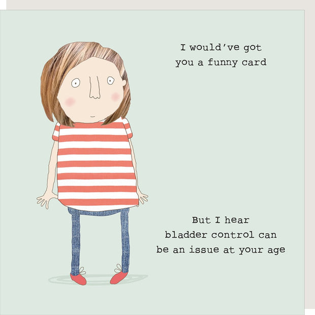 Rosie Made A Thing Bladder Control Card