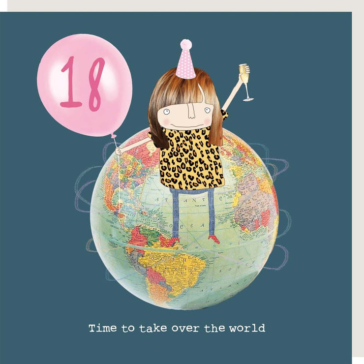 Rosie Made A Thing 18 Years On Top of the World Card