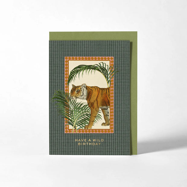 Roomytown Greeting Cards - Birthday Tiger