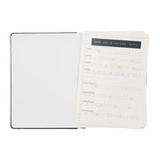 Yop & Tom Dotted Notebook - Charcoal Moon & Stars