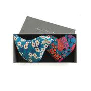 Liberty Print Box of Lavender Heart & Bird