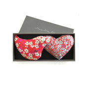 Liberty Print Box of Lavender Heart & Bird