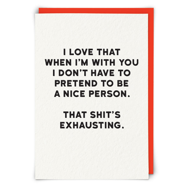 That Shit's Exhausting Card