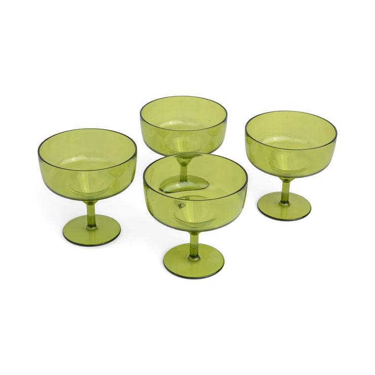 Here's How Rue Margarita Plastic Glasses - Set of 4