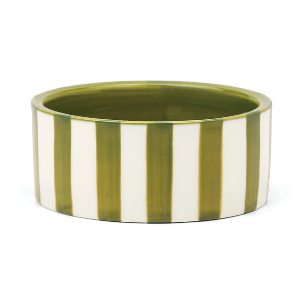 Here's How Izzy Wine Coaster - Green Stripe
