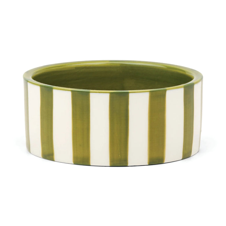 Here's How Izzy Wine Coaster - Green Stripe