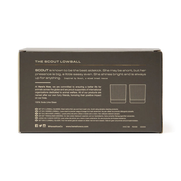 Here's How Scout Lowball Glasses - Set of 2