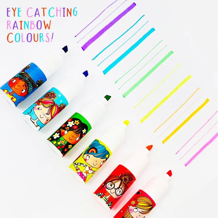Highlighter Stack Fun Stacking Highlighter - 6 Colours – Rose & Lyons