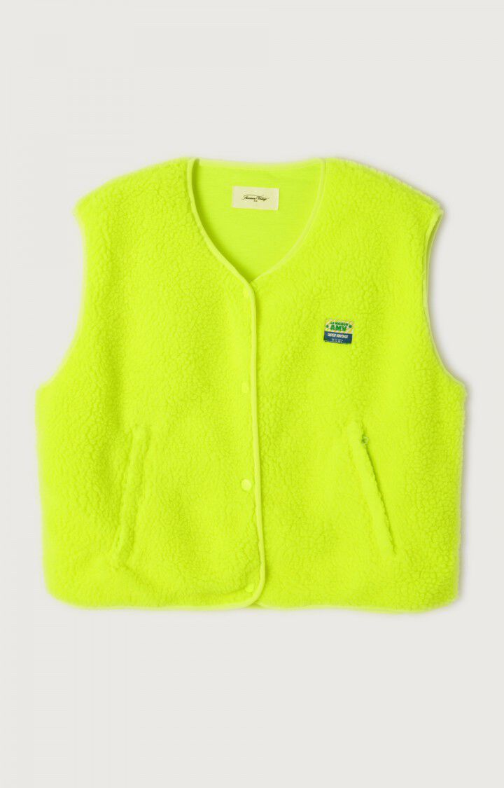 American Vintage Hoktown Gilet - Neon Yellow