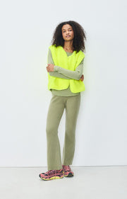 American Vintage Hoktown Gilet - Neon Yellow